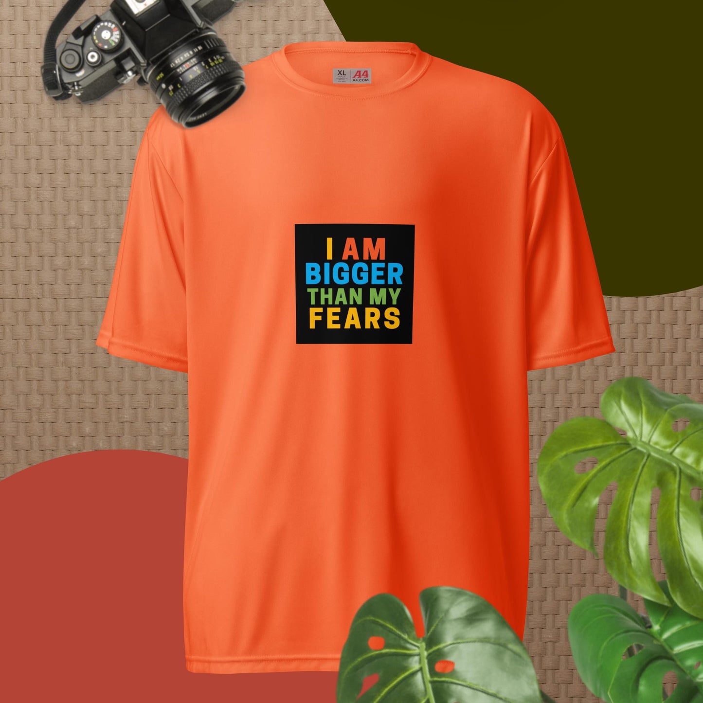 Unisex performance crew neck t-shirt
