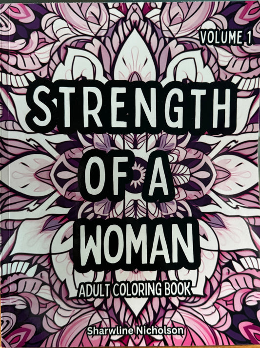 Strength of a Woman Affirmation Coloring Book