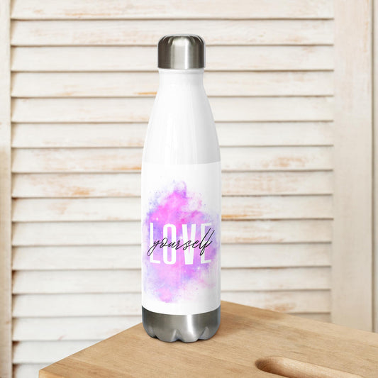 Stainless steel Love Yourself water bottle